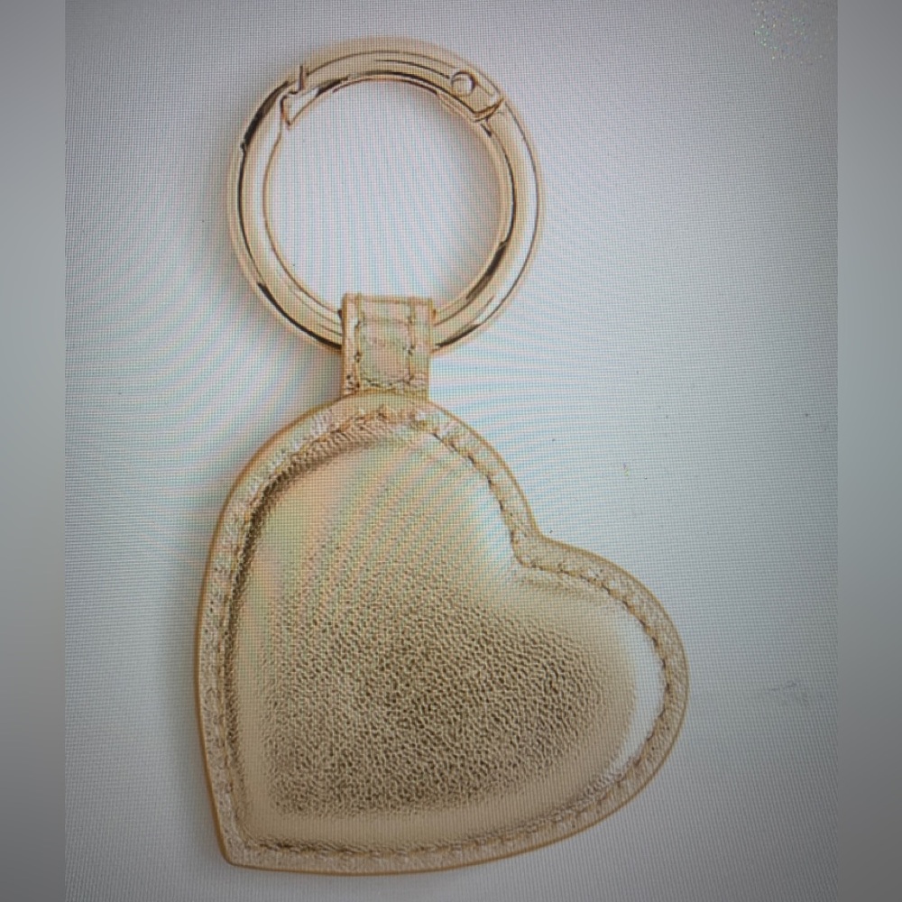 J.Crew Gold Heart Bag Charm NWT